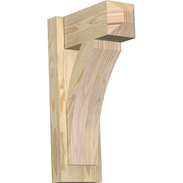 Ekena Millwork Thorton Craftsman Rough Sawn Outlooker, Douglas Fir, 6"W x 12"D x 20"H OUT06X12X20THR04RDF - main